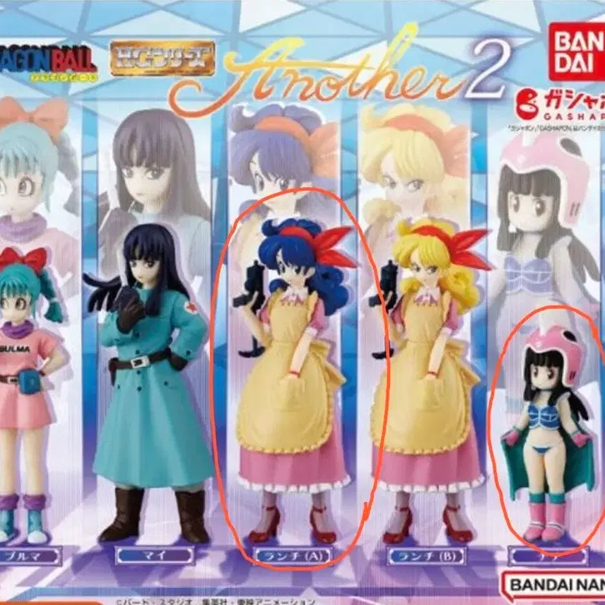 [BUNJANG] Dragon Ball HG Another 2 Lanzhu &amp; Chichi Figures / 드래곤볼 HG another 2 피규어 가챠 (런치, 치치)