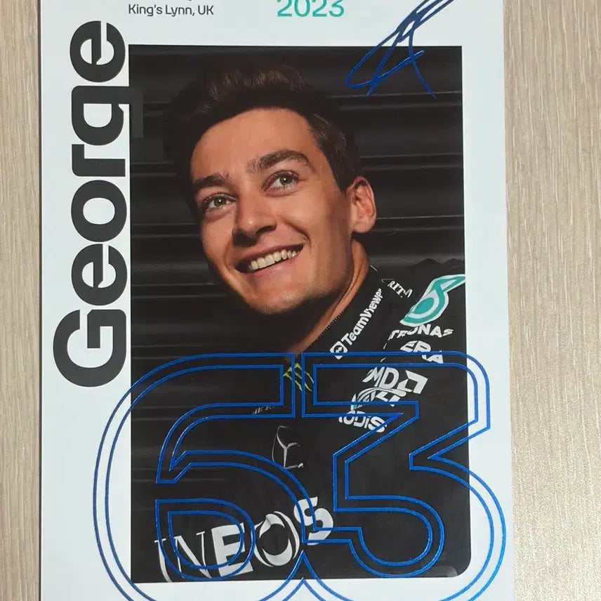 [BUNJANG] Mercedes George Russell Official Trading Card / 메르세데스 공식 조지 러셀 카드