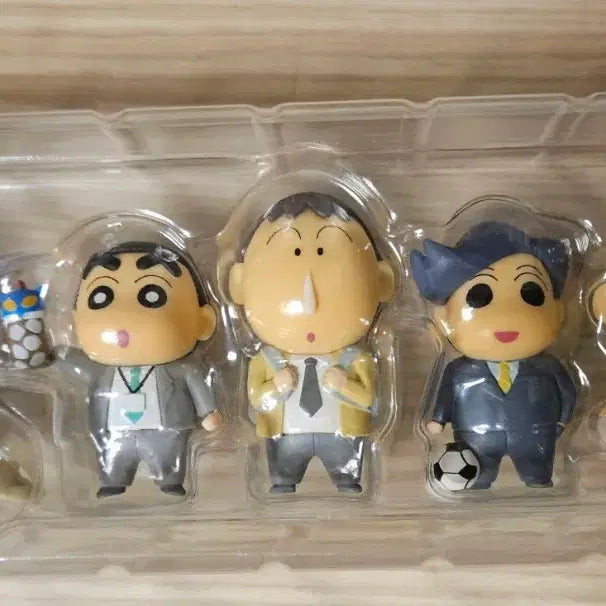 [BUNJANG] Crayon Shin-chan Ddeokip Corporation Slipper Charms Set / 짱구 떡잎상사 슬리퍼참 세트