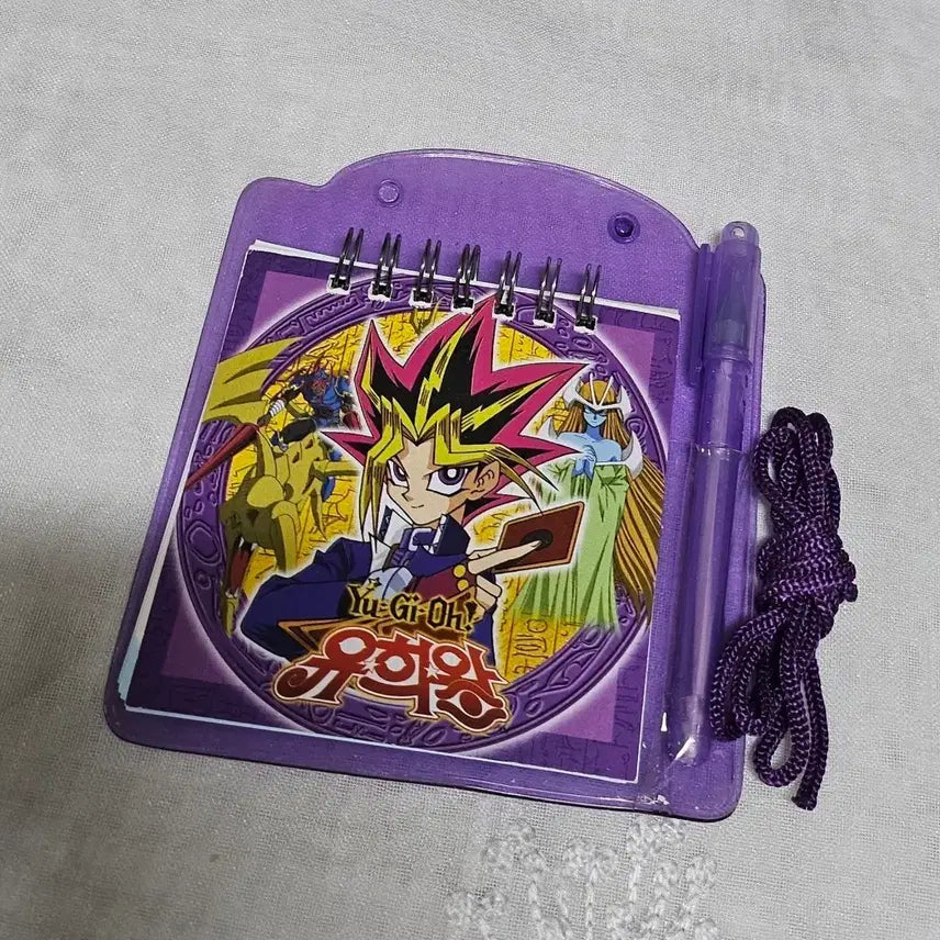 [BUNJANG] Yu-Gi-Oh! Necklace Notebook Vintage Memo Goods Pen / 유희왕 목걸이 수첩 고전문구 레트로 빈티지 메모 굿즈 볼펜 팬시