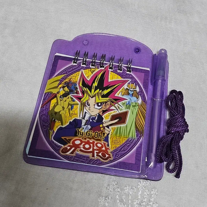 [BUNJANG] Yu-Gi-Oh! Necklace Notebook Vintage Memo Goods Pen / 유희왕 목걸이 수첩 고전문구 레트로 빈티지 메모 굿즈 볼펜 팬시