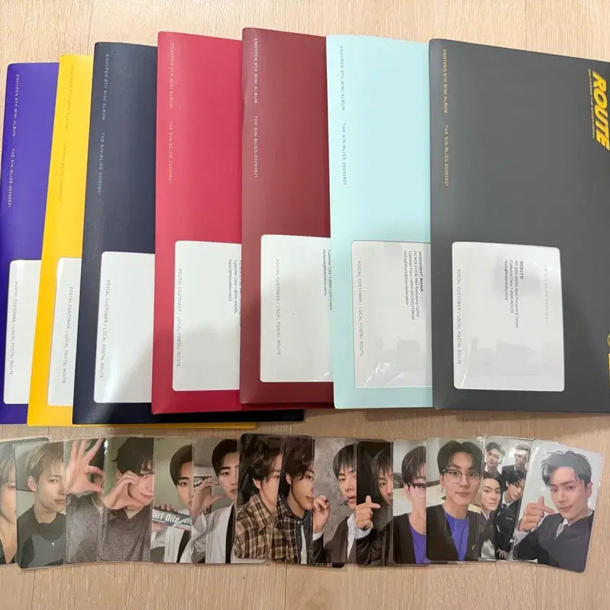 [BUNJANG] ENHYPEN The Sin: Bliss Album 7 Set (Engine Ver.) Opened Full Set / 엔하이픈 The Sin: Bliss 더씬 블리스 7개 세트 엔진반 풀구성 개봉 앨범