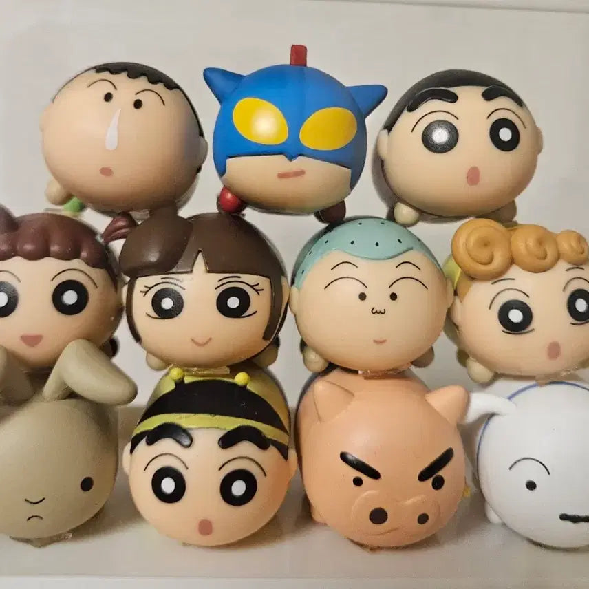 [BUNJANG] Crayon Shin-chan Stackable Figure Set (11 Figures) / 짱구 차곡차곡 피규어