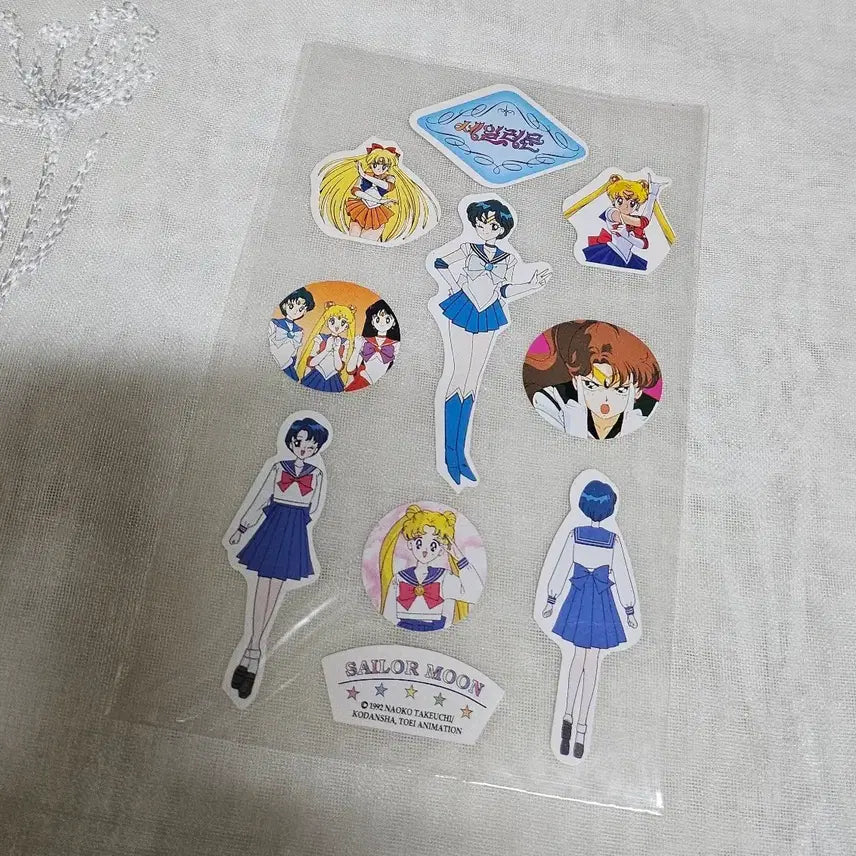 [BUNJANG] Sailor Moon Sticker Set Vintage Stationery / 세일러문 스티커 고전문구 레트로 빈티지 다꾸 마법소녀 굿즈