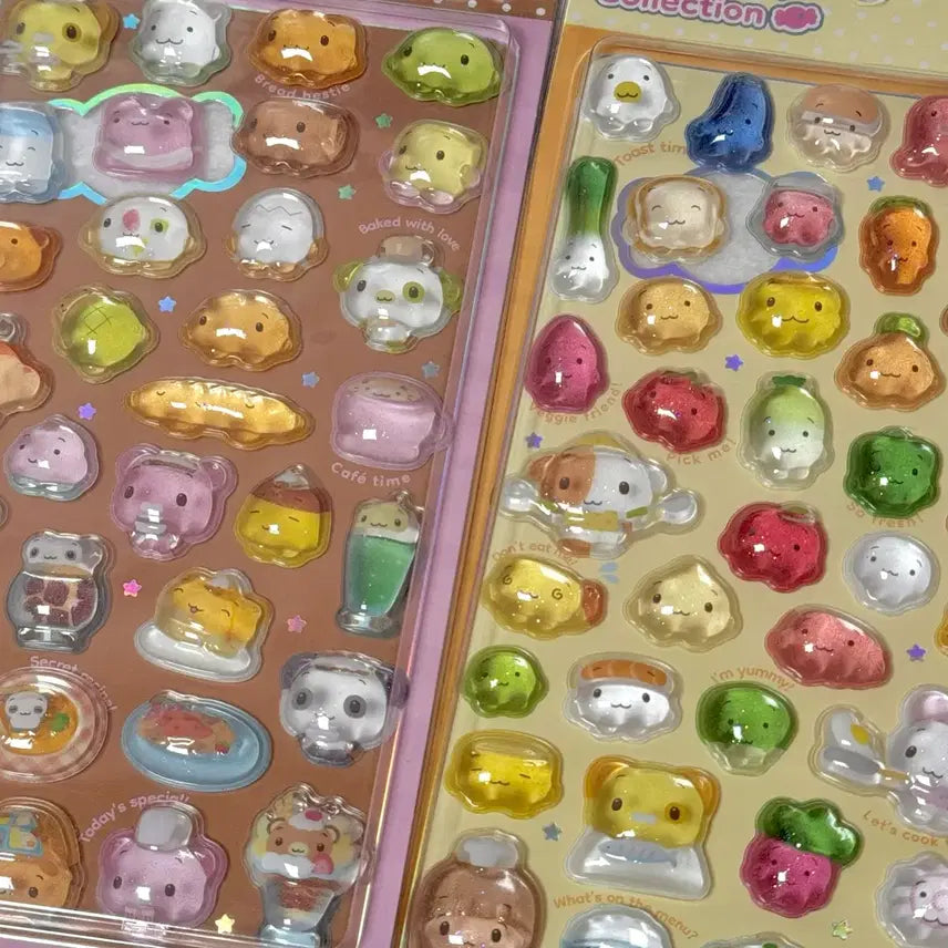 [BUNJANG] Mering Shop Candy Drop Collection Bobeong Drop Sticker Bundle Set / 일괄)메링샵 캔디드롭 컬렉션 포베 봉봉드롭 스티커