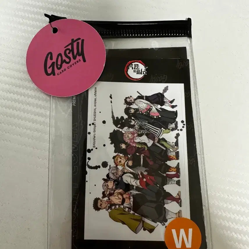 [BUNJANG] Ghosty Demon Slayer Premium Card Cover Stickers / 고스티 귀멸의칼날 프리미엄 카드 커버 카드 스티커