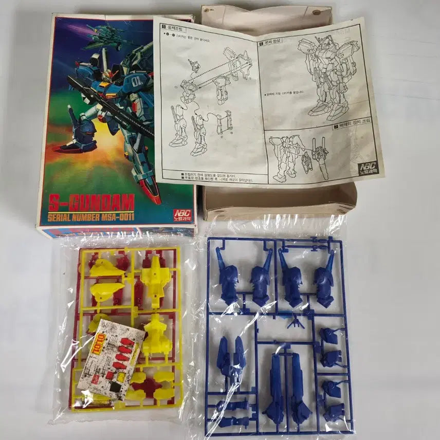 [BUNJANG] Nobel Science S Gundam MSA-0011 Plastic Model Kit / S건담 MSA-0011 프라모델 노벨과학 새상품