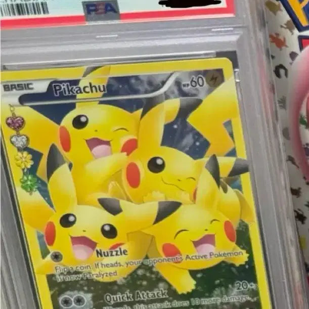 [BUNJANG] Pokemon Card "Startled Pikachu" NM-MT 8 Graded by PSA / 포켓몬 카드 심쿵피카츄