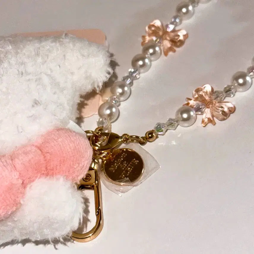 [BUNJANG] Sanrio x Maison de FLEUR Hello Kitty Ribbon Mascot Doll Keychain / 산리오X메종드플뢰르 헬로키티 리본 마스코트 인형 키링