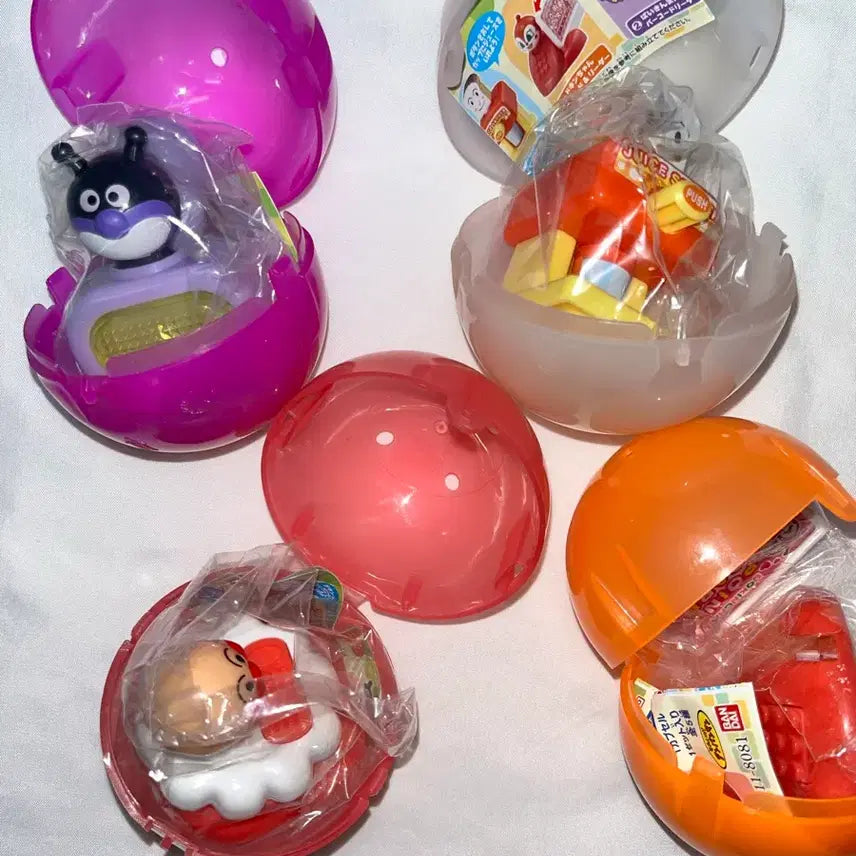 [BUNJANG] Anpanman Supermarket Gacha Set (4 Types) / 호빵맨 슈퍼마켓가챠 4종 일괄