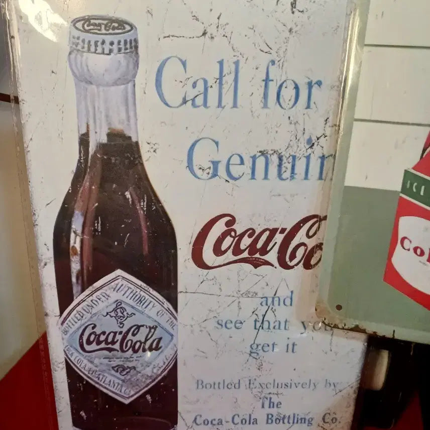 [BUNJANG] Coca-Cola &amp; Pepsi Tin Sign Collection Set (11 pcs) / 콜라 양철간판 11점