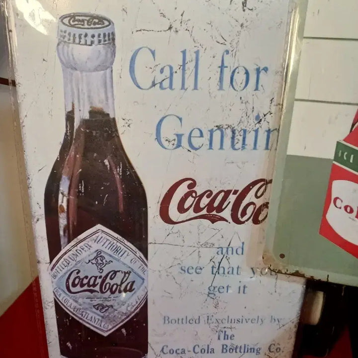 [BUNJANG] Coca-Cola &amp; Pepsi Tin Sign Collection Set (11 pcs) / 콜라 양철간판 11점