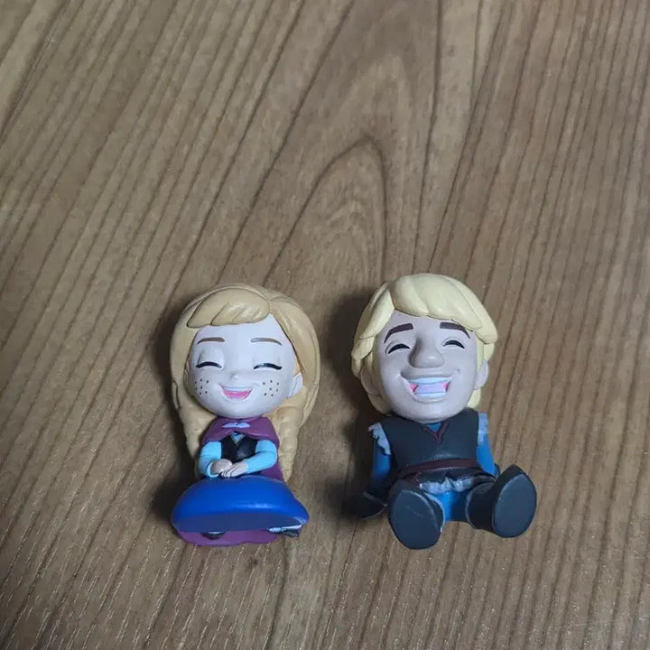 [BUNJANG] Frozen Anna &amp; Kristoff Gacha Figure Bundle Set / 일괄) 겨울왕국 안나 크리스토프 가챠 피규어