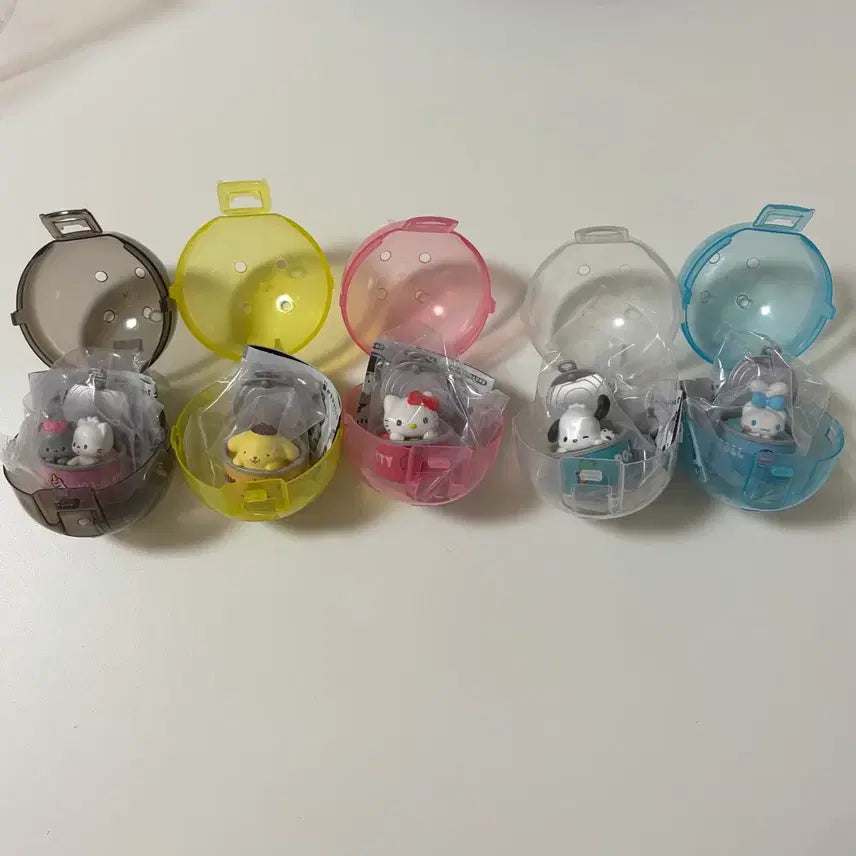 [BUNJANG] Sanrio Can Gacha Full Set (5 Pieces) / 5개일괄)산리오 캔 가챠 풀세트 새상품 산리오 통조림