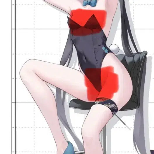 [BUNJANG] Kizaki Rabbit Ear Swimsuit Acrylic Stand / (일러스타페스,미개봉) 키사키 아크릴 스탠드