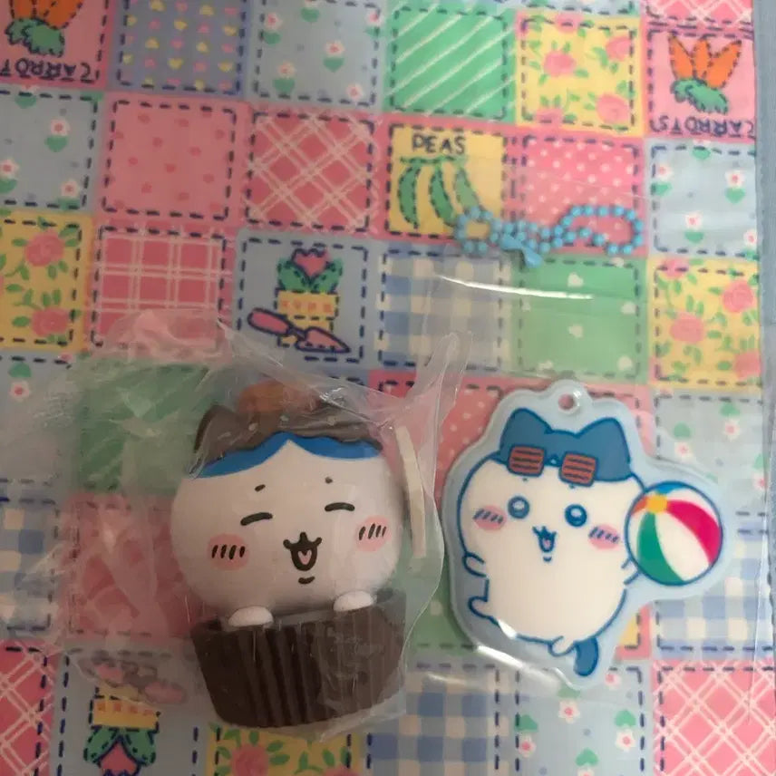 [BUNJANG] Bunny &amp; Friends Hachiware Monitor Figure &amp; Squishy Keyring Set / 먼작귀 하치와레 모니터 피규어, 푹신말랑 키링