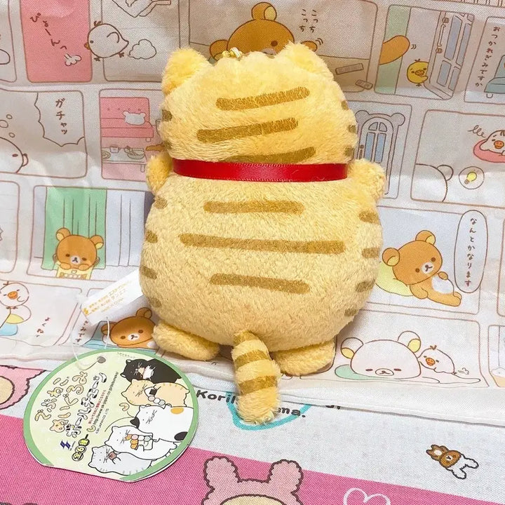 [BUNJANG] Debune Collection Cheese Cat Keychain Doll / 고전 데부네코 치즈냥이 고양이 키링 인형