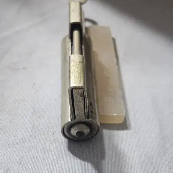 [BUNJANG] Brass Traditional Lock with Matching Key and Latch / 백동 전통 자물쇠 제짝 열쇠.잠금쇠 완비 정상 작동