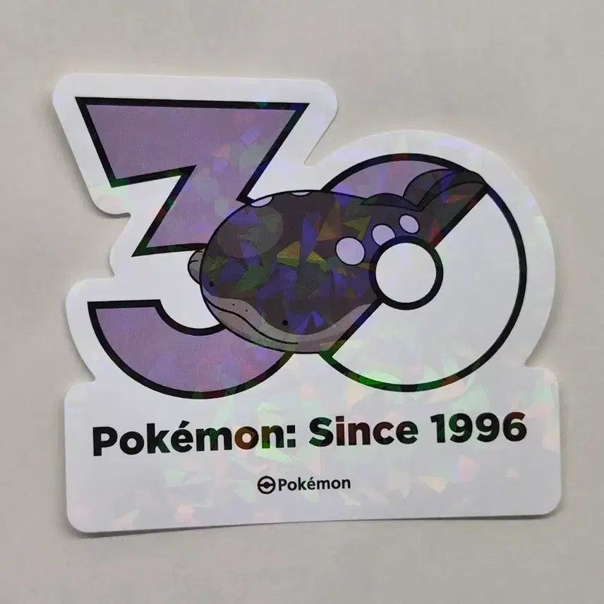 [BUNJANG] Pokemon 30th Anniversary Logo Sticker / 포켓몬 30주년 로고 스티커 토오