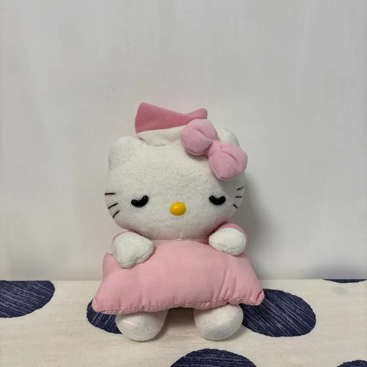 [BUNJANG] 1999 Sanrio Oyasumi Kitty Plush / 1999년 고전 산리오 오야스미 키티 인형