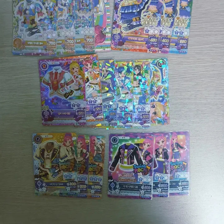 [BUNJANG] Aikatsu! Brick Cards (65 pcs) with Extras / 아이엠스타 아이카츠 벽돌 카드 65장 (덤 있음)