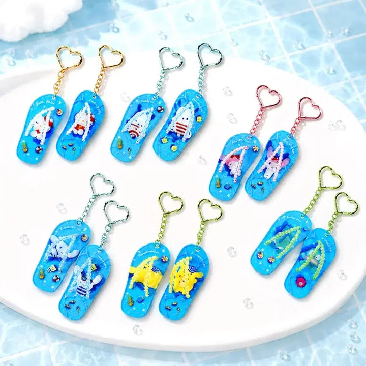 [BUNJANG] Sanrio Random Keyring - Hello Kitty Sandal / [미개봉] 산리오 랜덤 키링 > 헬로키티 샌들 키링