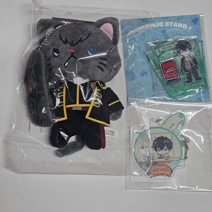 [BUNJANG] Gintama Hijikata Toshiro Nekomusume Acrylic Set / 은혼 히지카타 토시로 네코누이 아크릴 세트