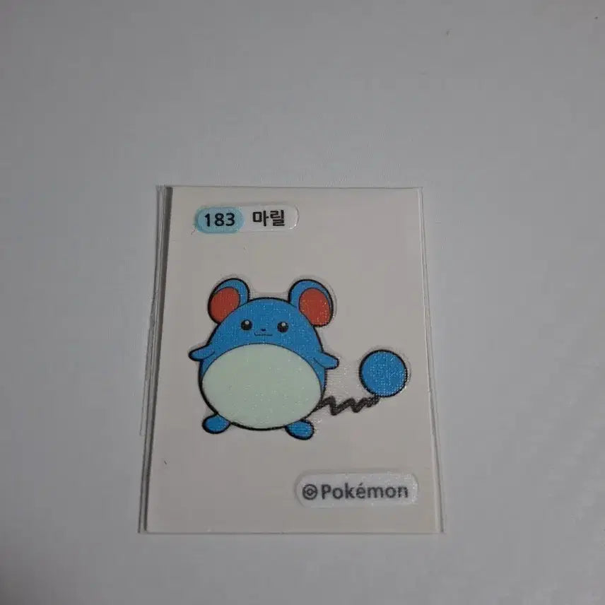 [BUNJANG] Pokemon 2022 Gen 2 183 Marill Sticker / 포켓몬 2022 2세대 띠부씰 183 마릴