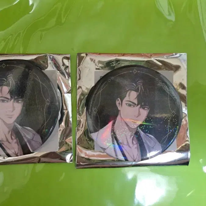 [BUNJANG] Lee Chakheon Popup Jeong Haseong Can Badges (Standard) Bundle Set / 이착헌팝업 정하성캔뱃지(일반)2개 일괄양도합니다
