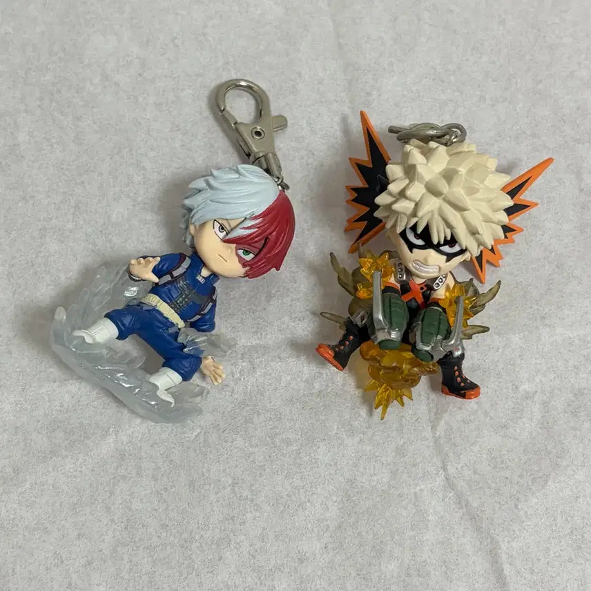[BUNJANG] My Hero Academia Todoroki, Bakugo Bundle Set Figure Keychains - Bandai Spirits / 일괄) 나의히어로아카데미아 쇼토, 바쿠고 피규어키링 반다이 스피릿츠