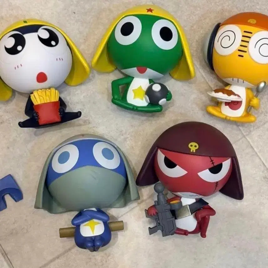 [BUNJANG] Keroro Gunso Ichiban Kuji Set of 5 Large Figures / 37만 케로로 제일복권 1탄 빅 피규어 5종일괄