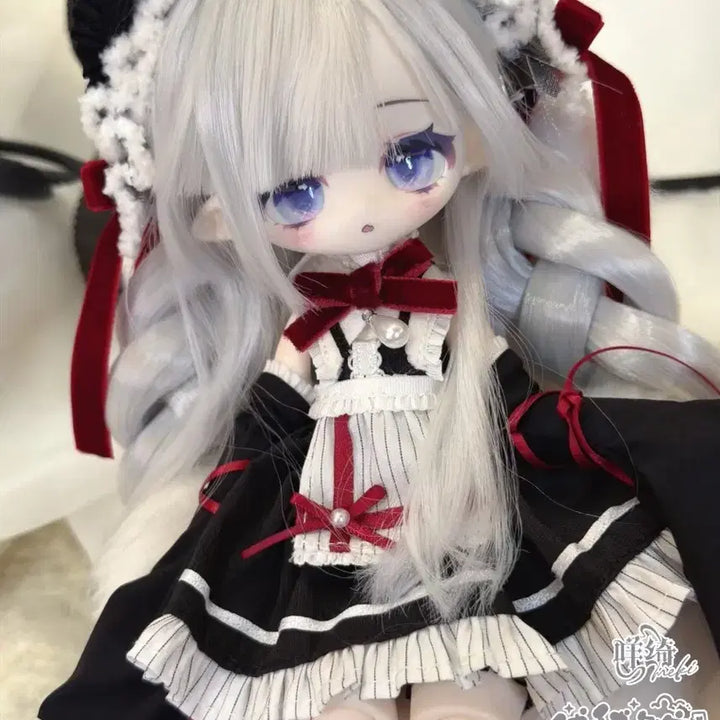 [BUNJANG] Meki Good Night Fluffy BJD Blind Doll Secret Outfit Set / Meki 굿나잇 플러피 bjd 블라인드돌 시크릿 의상만