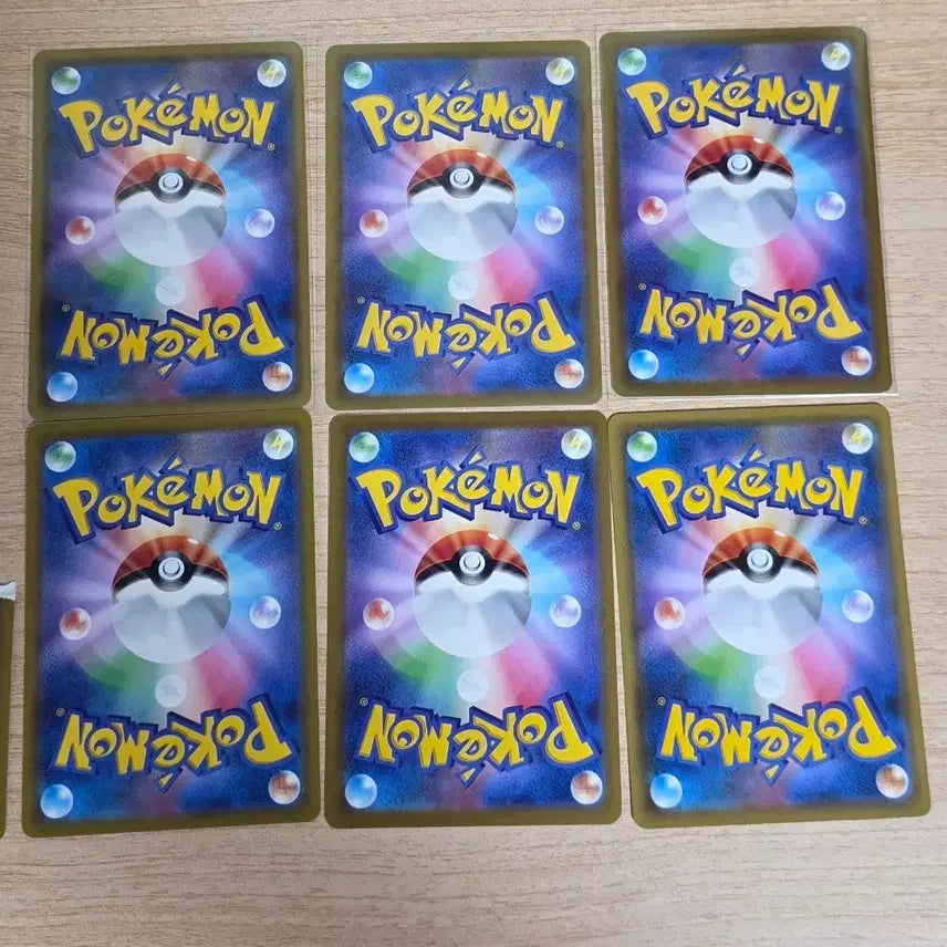 [BUNJANG] Pokemon Pikachu 6-Card Set / 포켓몬 카드 피카츄 6장 세트