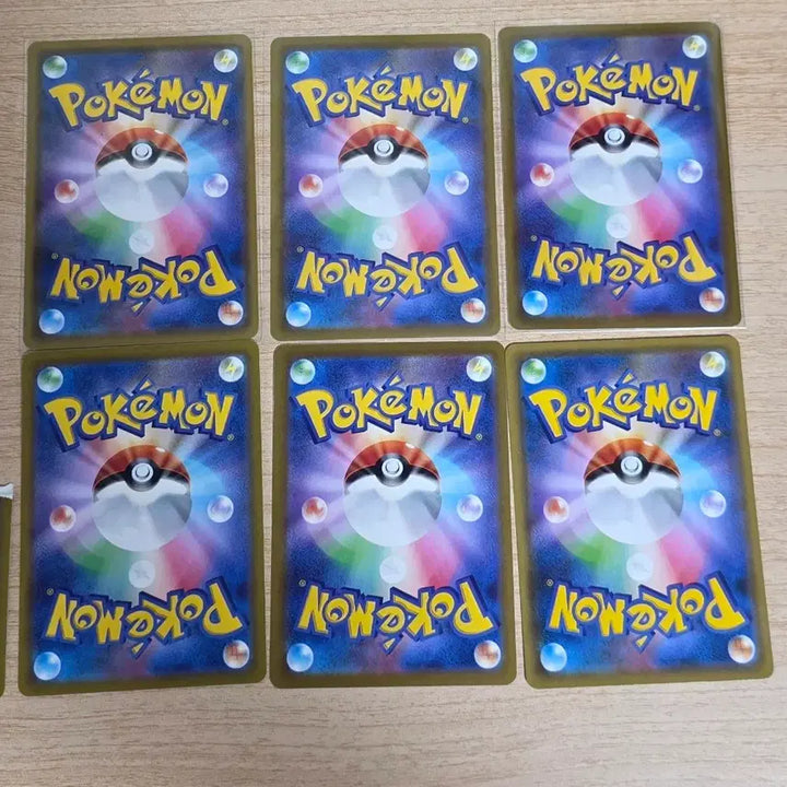 [BUNJANG] Pokemon Pikachu 6-Card Set / 포켓몬 카드 피카츄 6장 세트