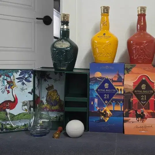 [BUNJANG] Royal Salute Whisky Empty Bottles Set / 로얄살루트 위스키 위스키 공병