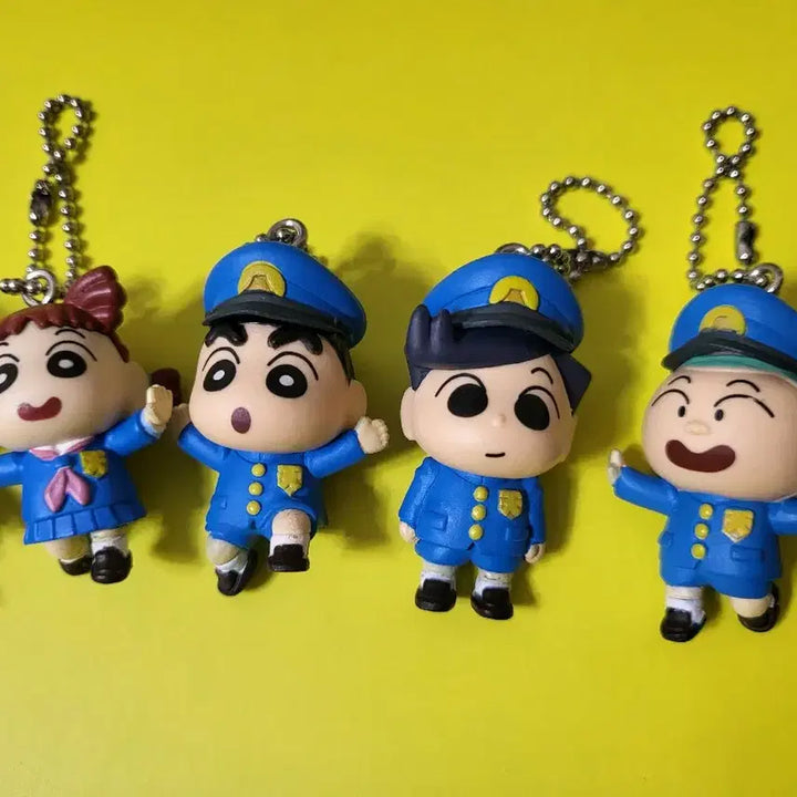 [BUNJANG] Crayon Shin-chan Tenha Tteopip School Keyring Gacha Full Set (5 types) / 21년도 짱구 천하떡잎학원 키링 가챠 5종 풀세트
