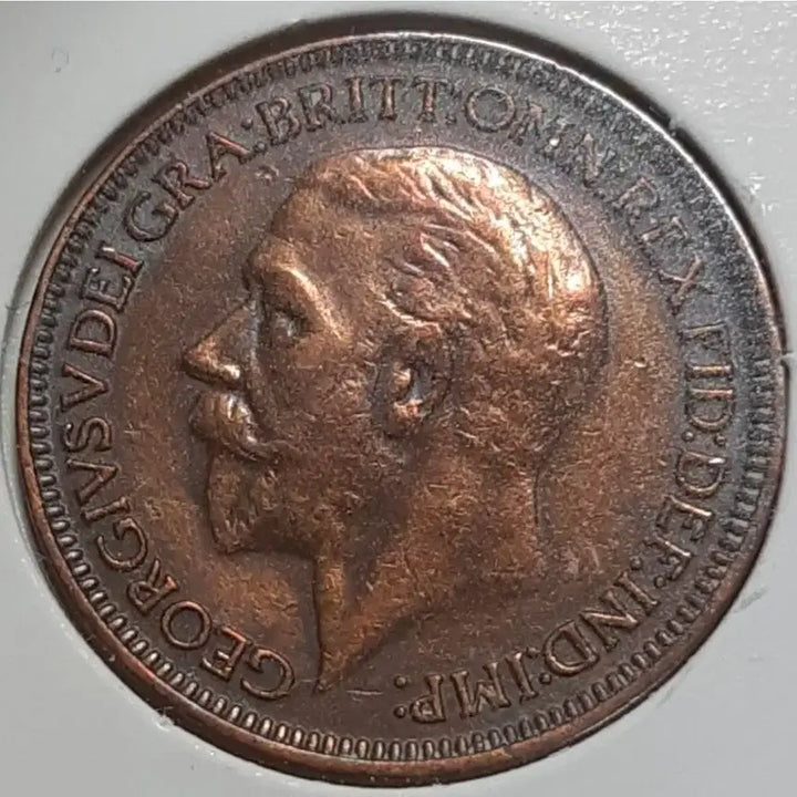 [BUNJANG] George V 1934 Unused Farthing Coin / 영국 미사용 조지5세 1934년 파딩.외국주화 주화 화폐 동전