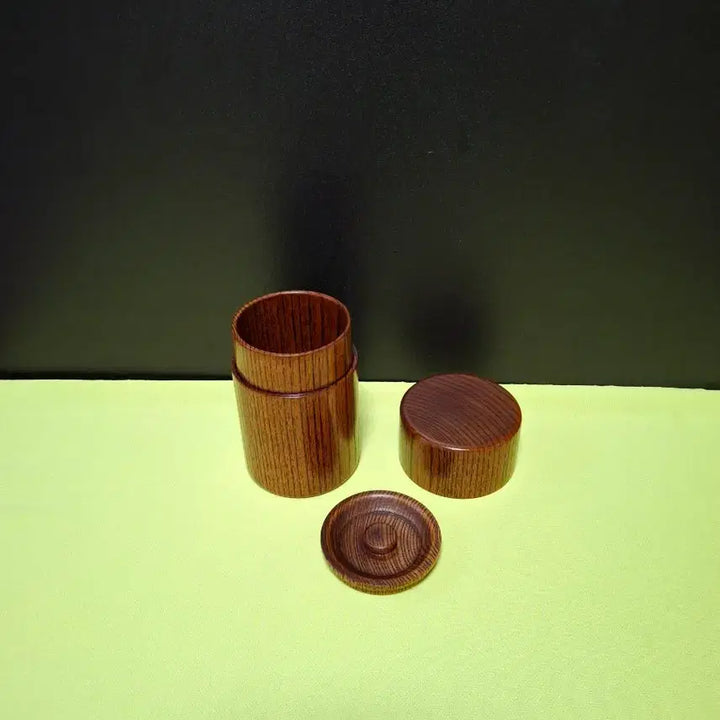 [BUNJANG] Lacquerware Tea Caddy Set / 옻칠,흑칠 차통 같이 세트로 드려요