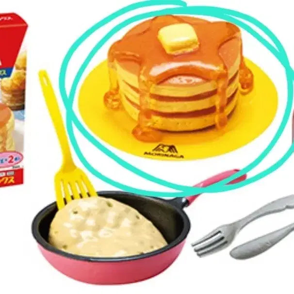 [BUNJANG] Re-Ment Morinaga Pancake Miniature Food Kit / 리멘트 모리나가 팬케이크 식완