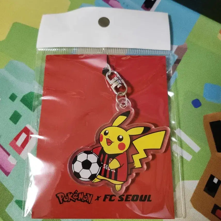 [BUNJANG] FC Seoul Pikachu Acrylic Keyring / 포켓몬 FC서울 피카츄 아크릴키링 팝니다.