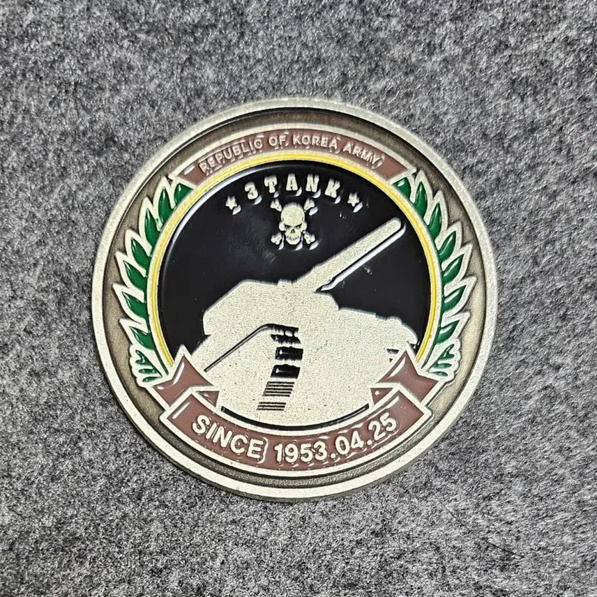 [BUNJANG] 3rd Infantry Division 6.25 War Armor Battalion Commemorative Coin / 3사단 최초 6.25 참전 기갑부대 전차대대 기념 코인