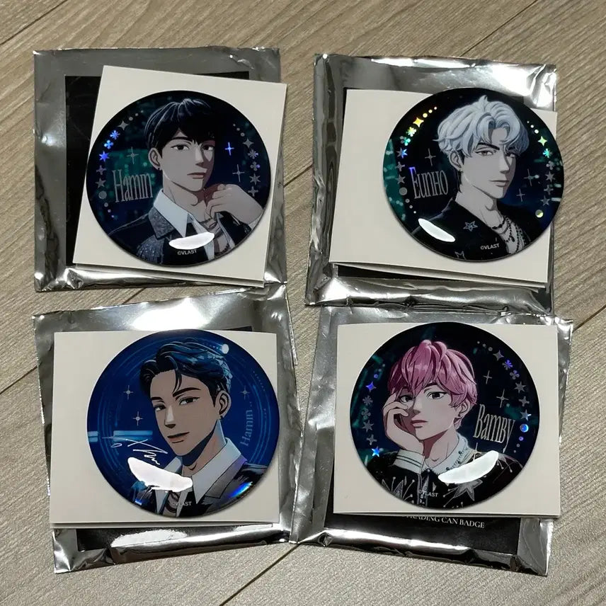 [BUNJANG] PLAVE Concert Bundle Set Bambi Eunho Hamin Can Badge / 일괄) 플레이브 콘서트 캔뱃지 밤비 은호 하민