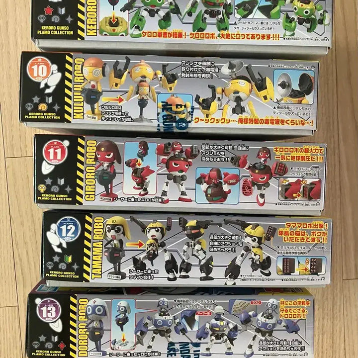 [BUNJANG] Sgt. Frog Keroro Robo Series 9-13 Model Kit Bundle (Great Keron) / 개구리 중사 케로로 케로로로보 시리즈 9-13 프라모델(합체시 그레이트케론)