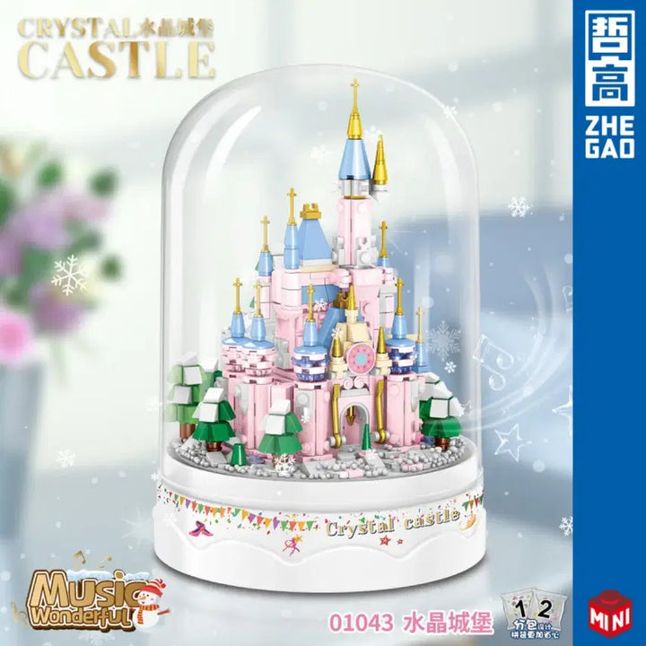 [BUNJANG] Snowy Music Box Castle LEGO Compatible Nanoblock Set / 눈내리는 오르골 캐슬 레고