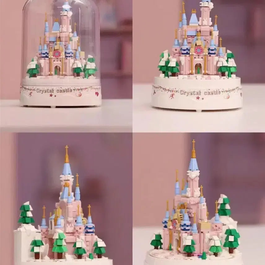[BUNJANG] Snowy Music Box Castle LEGO Compatible Nanoblock Set / 눈내리는 오르골 캐슬 레고