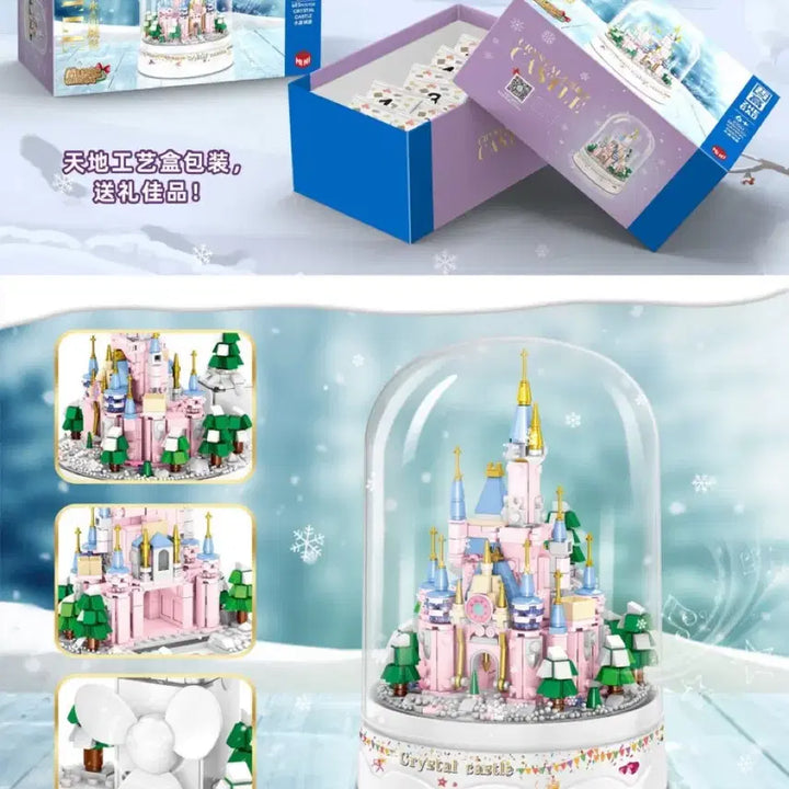 [BUNJANG] Snowy Music Box Castle LEGO Compatible Nanoblock Set / 눈내리는 오르골 캐슬 레고