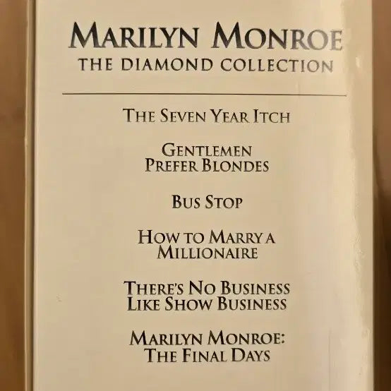 [BUNJANG] Marilyn Monroe Classic Collection DVD Bundle / 마릴린 먼로 고전 명작 및 컬렉션 DVD 일괄 판매