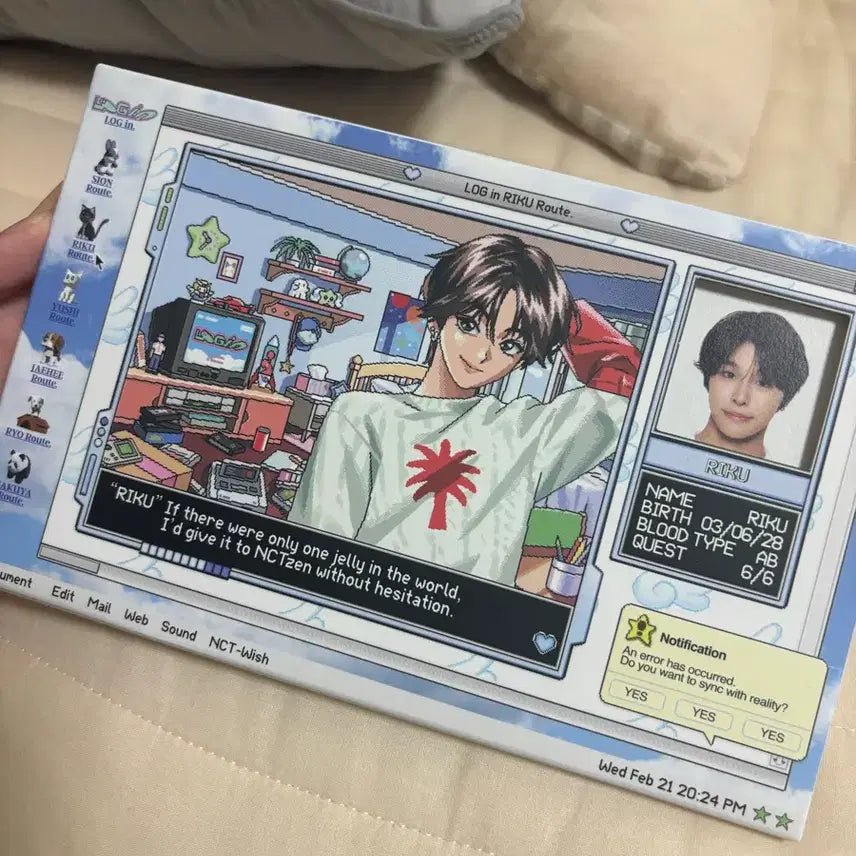 [BUNJANG] NCT WISH Riku Login Photo Set / 엔시티위시 로그인 포토세트 리쿠 버전