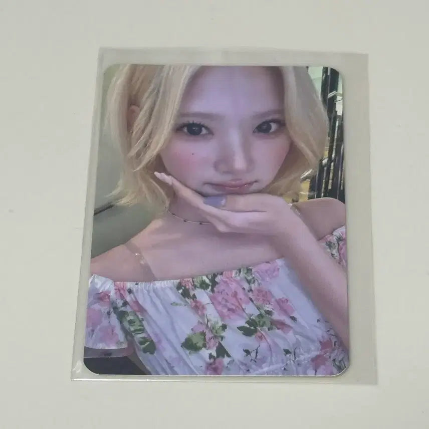 [BUNJANG] NMIXX Jiwoo Lemonade Lucky Draw Photocard / 하투하 레몬탱 메이크스타 지우 럭드 럭키드로우 멬스