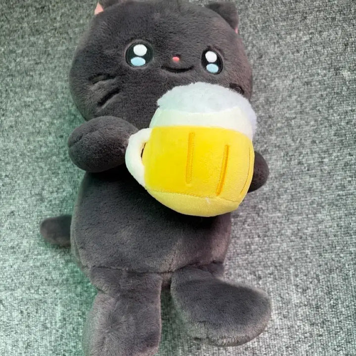 [BUNJANG] Nya-han Man Nabbi Cat Plush / 냐한남자 나비 인형 고양이 깜냥이